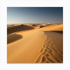 Sahara Desert Tunisia Canvas Print