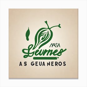 Legumes As A Logo (16) Canvas Print