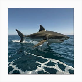 Great White Shark 1 Canvas Print