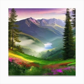 Landscape Painting 208 Canvas Print