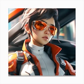 Overwatch Character 1 Canvas Print