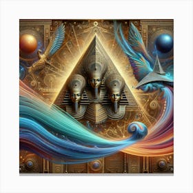 Pharaohs and Wizards: Exploring the Magical History of Egyp Canvas Print