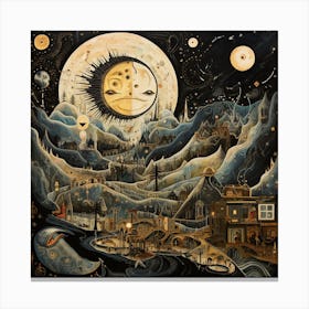 'The Moon And The Stars' Canvas Print