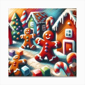 Super Kids Creativity:Gingerbread House Canvas Print