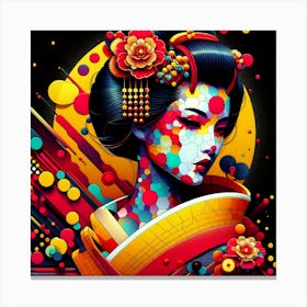 Japan Geisha Visual 11 Canvas Print