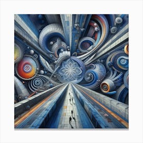 Futuristic City 20 Canvas Print