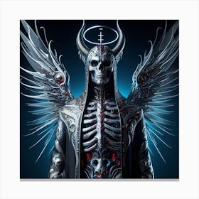 Demon Skeleton Canvas Print