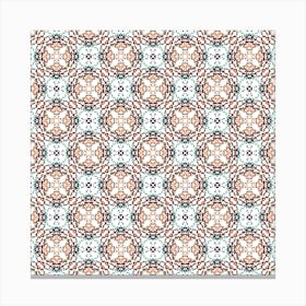 Islamic Decorative background made from small squares Canvas Print
