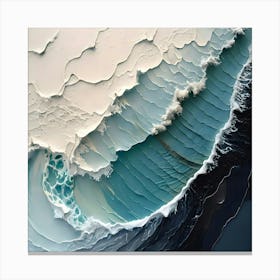 Abstract Of A Wave Canvas Print