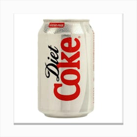 Diet Coke Can 2 Canvas Print