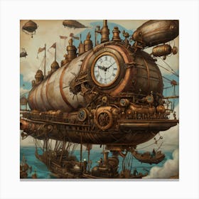 Steamship Canvas Print