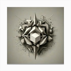 Abstract Geometric Design Canvas Print