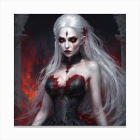 Gothic Girl Canvas Print