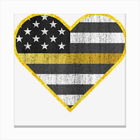 Womens 911 Dispatcher Thin Yellow Line 911 Dispatch Gifts Canvas Print