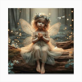 Fairy In The Forest 36 Canvas Print