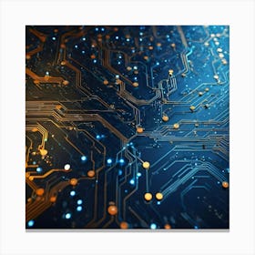 Circuit Board 33 Canvas Print