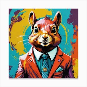 Dr. Squirrel (before the madness set in) Canvas Print