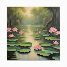 Pink Lotus Canvas Print