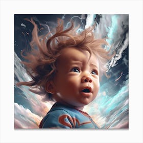 Child In The Sky Canvas Print