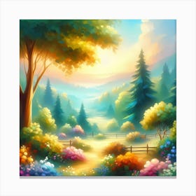 Landscape Painting 193 Canvas Print