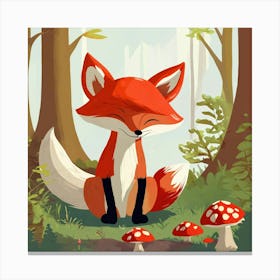 A small fox 7 Canvas Print