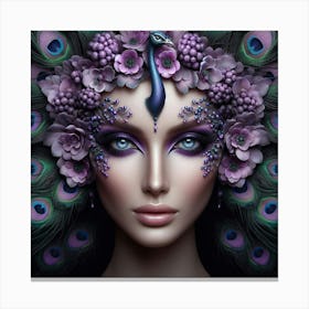 Peacock 3 Canvas Print