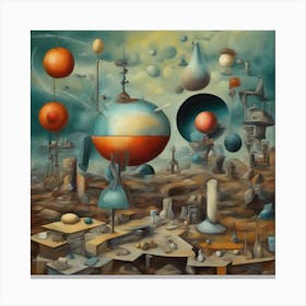 'Spaceships' Canvas Print