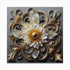 Flower Wall Art Canvas Print