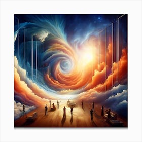 'Clouds' Canvas Print