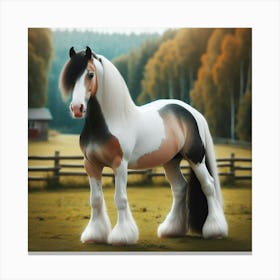 Clydesdale Horse 3 Canvas Print