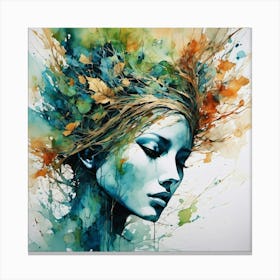 Goddess Of Spring Canvas Print