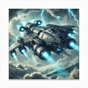 Tempest Class Gunship Canvas Print