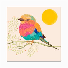 Rainbow Bird Canvas Print