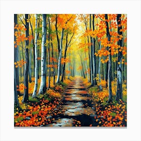 Autumn Path 2 Canvas Print