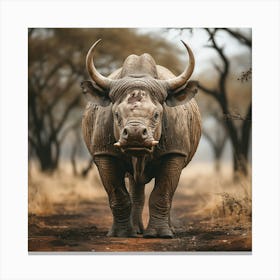 Rhinoceros Canvas Print