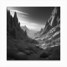 Rocky Landscape Canvas Print