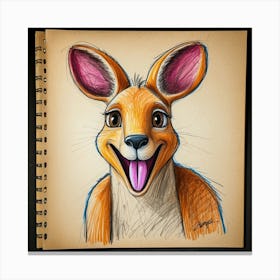 Kangaroo 27 Canvas Print