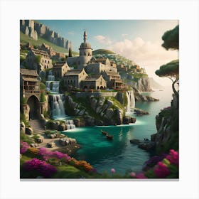 Coastal Haven Canvas Print