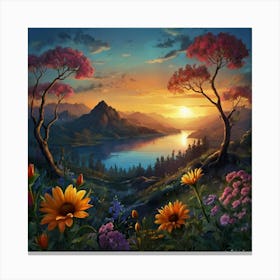 Default Art Beautiful 2 (1) Canvas Print