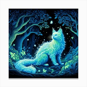 A mystical cat 1 Canvas Print