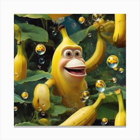 Bananas Canvas Print