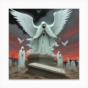 Angel Of Death 3 Canvas Print