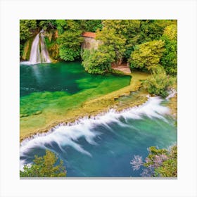 Plitvice Lakes Canvas Print