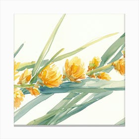 Yellow Flowers Canvas Print