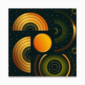 Cosmic night Canvas Print