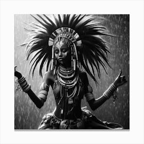 African Dancer 2 Canvas Print