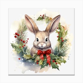 Christmas Bunny 1 Canvas Print