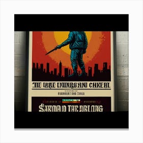 Sardar The Dragon Canvas Print