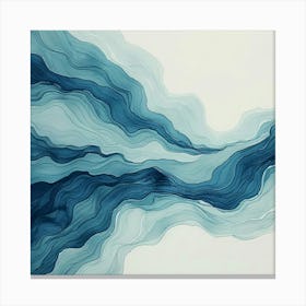 Blue Water 2 Canvas Print