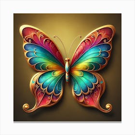 Colorful Butterfly Canvas Print